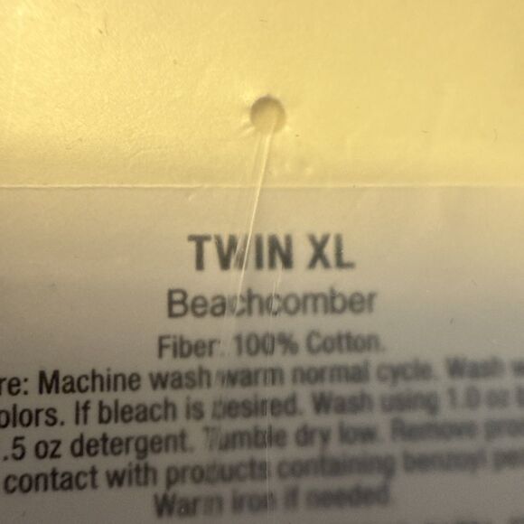 Twin/Twin XL Sheet Set “Beachcomber” Pattern - Picture 3 of 5